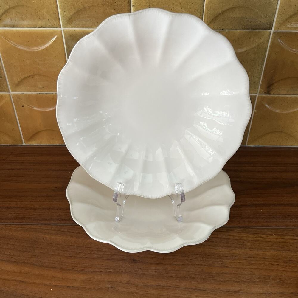 American Atelier Athena 5166 Ironstone Coupe Soup 8.5" Bowl Set Of 2